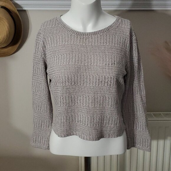Semi Crop Heathered Knit Top - Picture 1 of 6